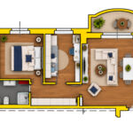 Planimetria-moderna-con-balconi-e-arredo